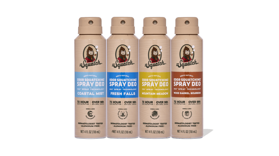 Spray Deodorant 4-Pack T4