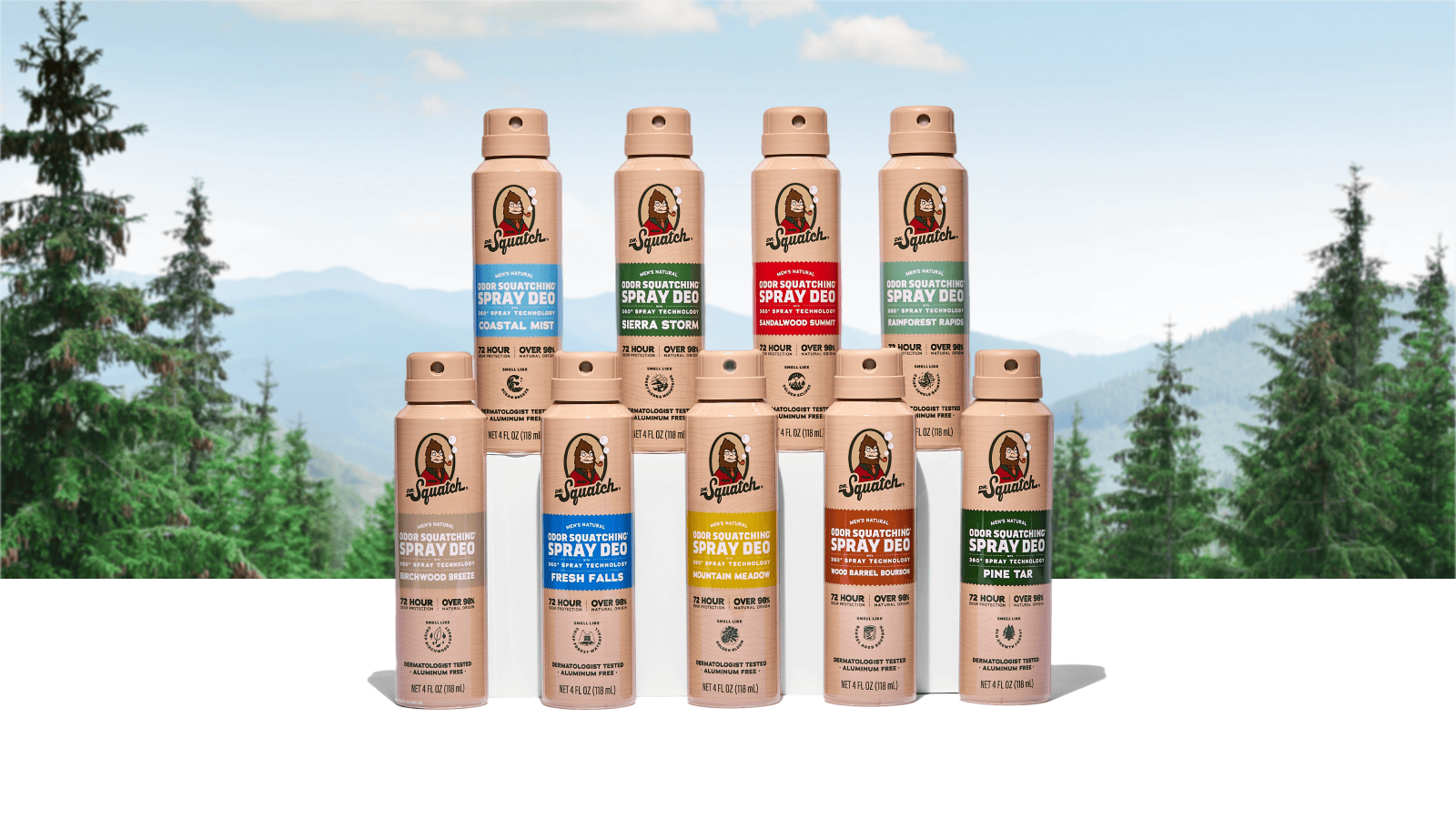 Spray Deodorant 6-Pack W0