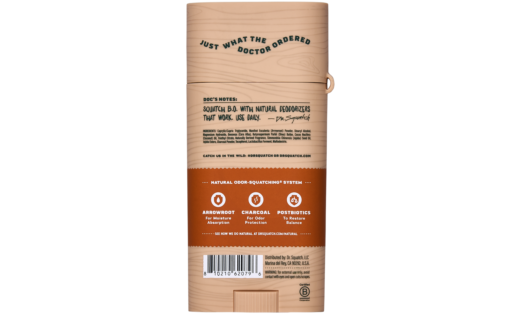 Wood Barrel Bourbon Deo Flask H1