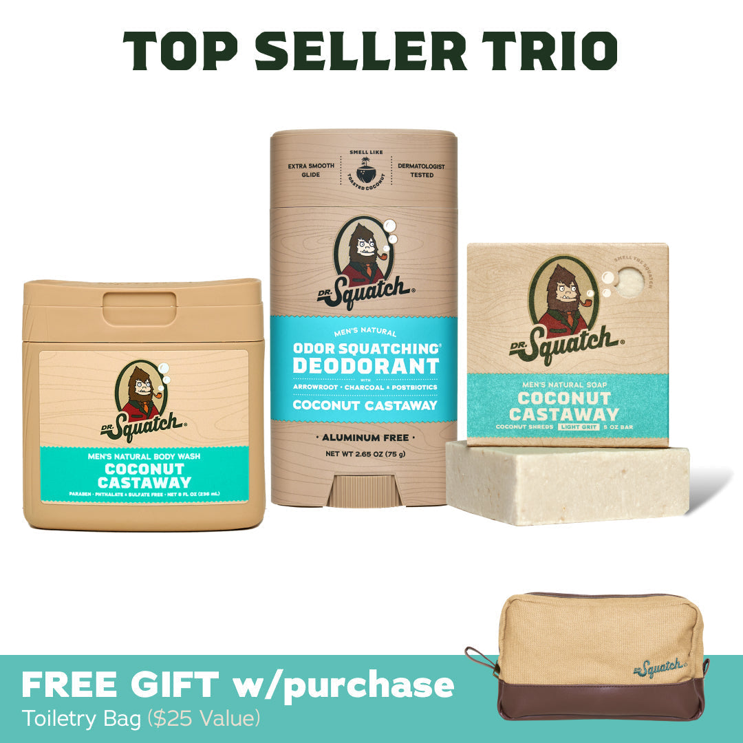 Soap, Deo, Body Wash + GWP Bag - Coconut Castaway G3
