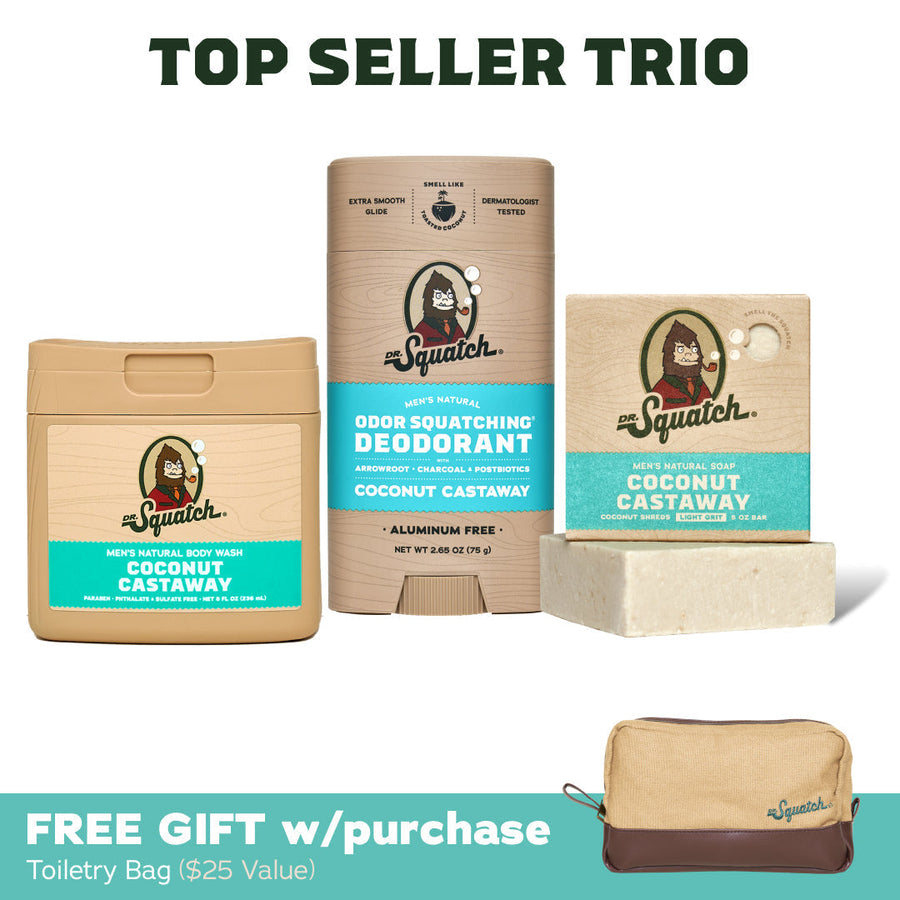 Soap, Deo, Body Wash + GWP Bag - Coconut Castaway G3