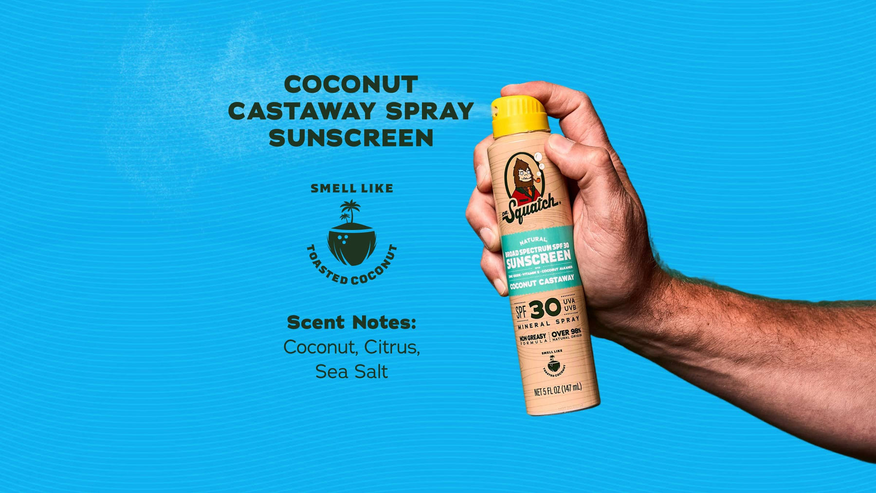 Coconut Castaway Spray Sunscreen F3