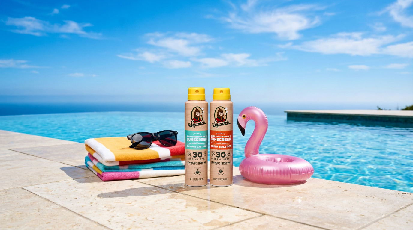 Spray Sunscreen 2-Pack | SPF 30 UVA/UVB Protection | Non-Greasy Mineral Sunscreen for Men D6