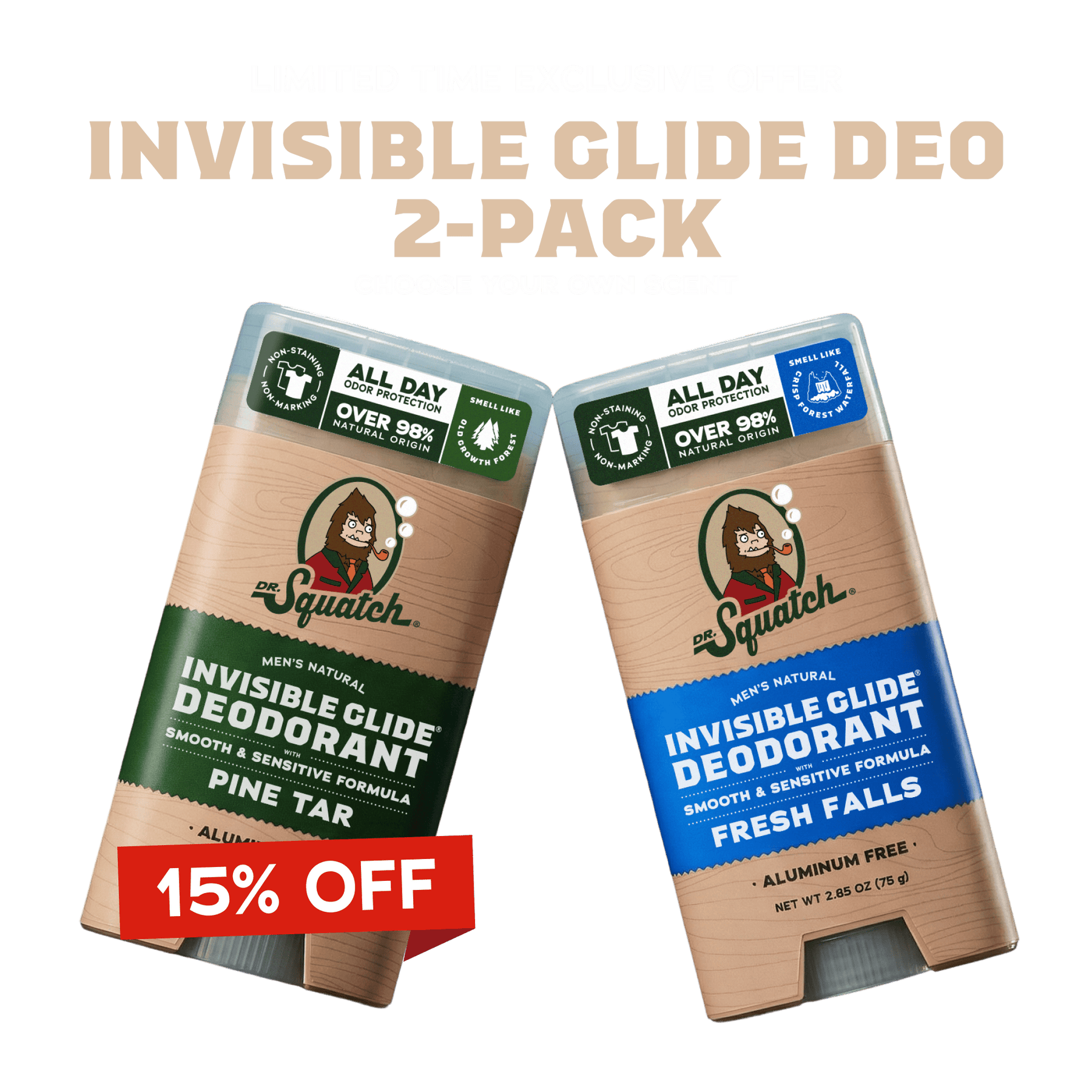 Exclusive: Invisible Glide Deodorant 2-Pack Offer R4