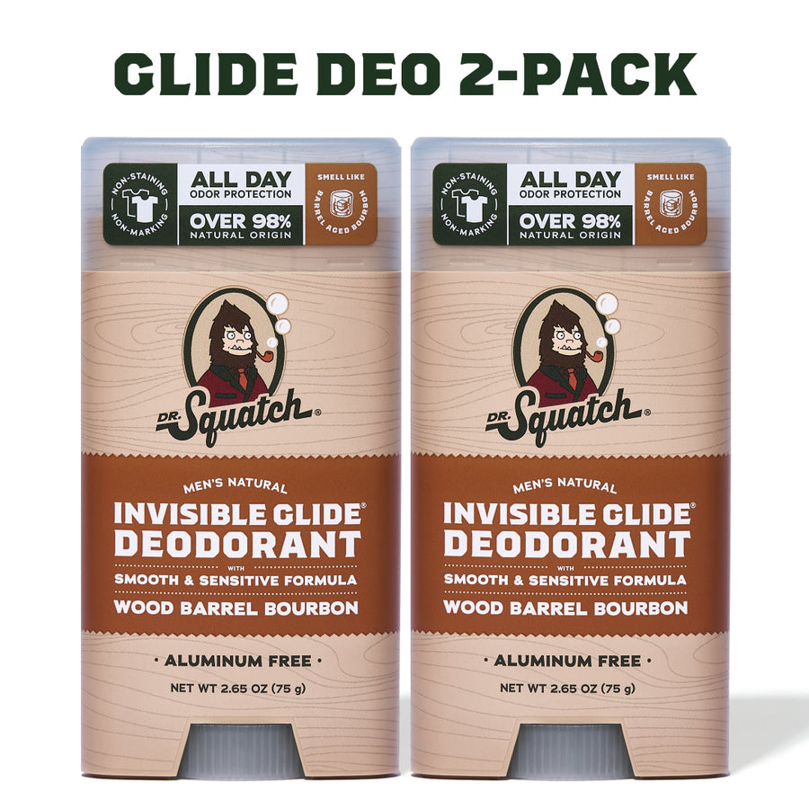 Wood Barrel Bourbon 2-Pack Invisible Glide Deo G1