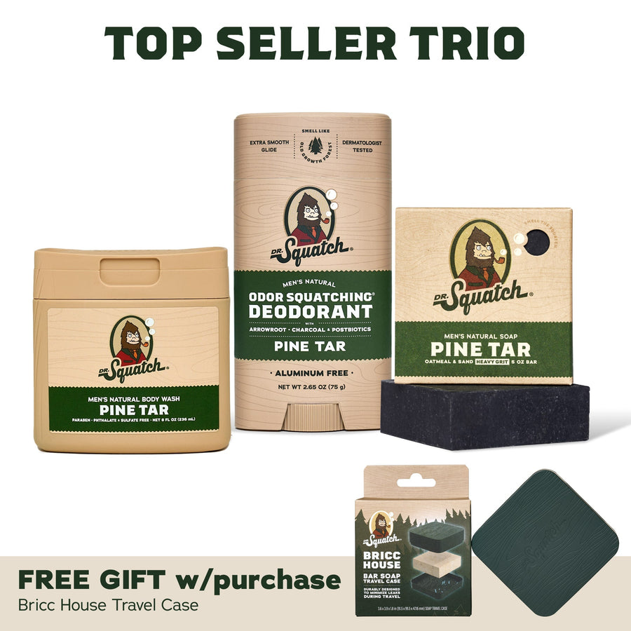 Soap, Deo, Body Wash + Travel Case Q9