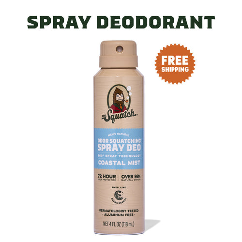 Dr. Squatch Coastal Mist Spray Deo gift set