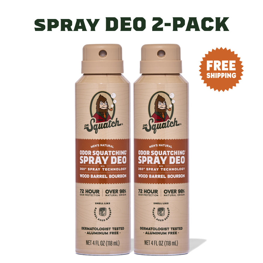 Wood Barrel Bourbon 2-Pack Spray Deo B8
