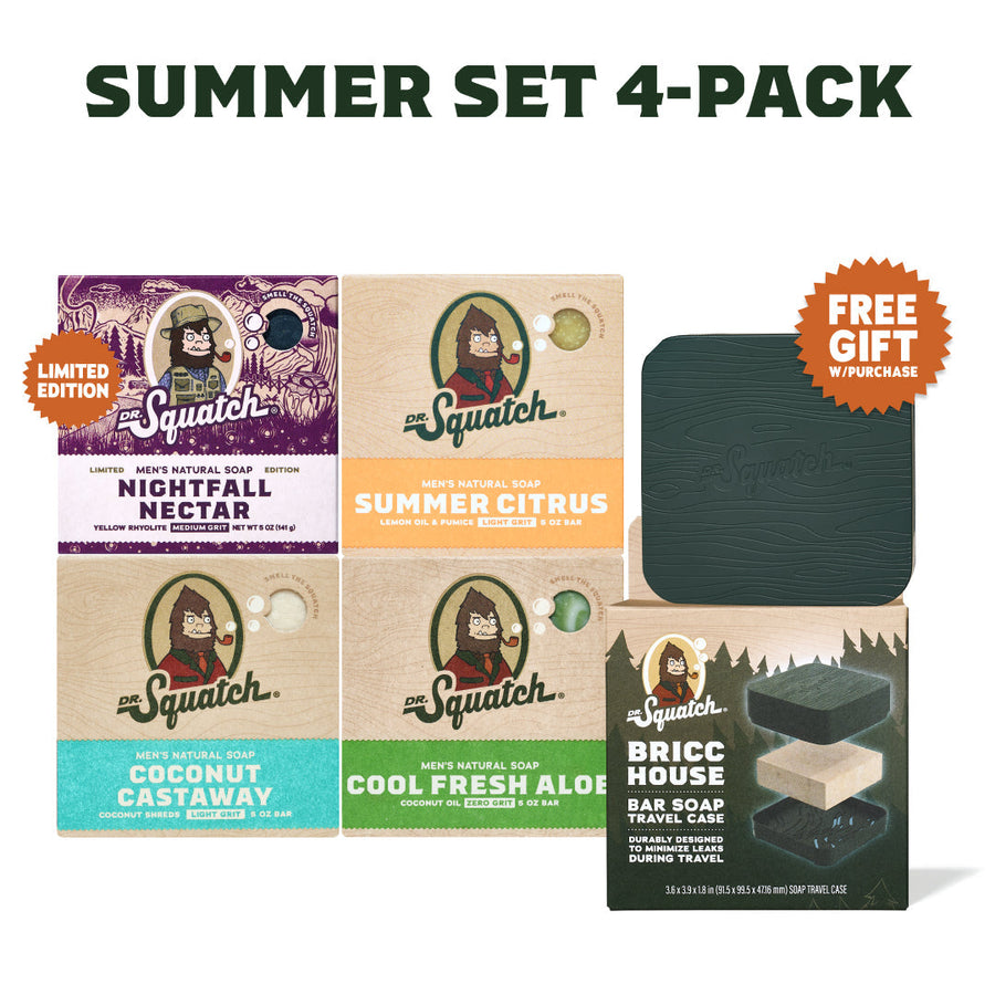 Summer Set 4-Pack + GWP Travel Case Q8