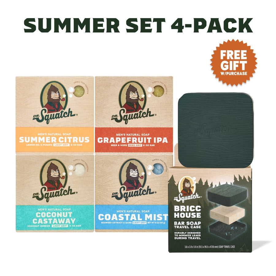 Summer Set 4-Pack + GWP Travel Case X5