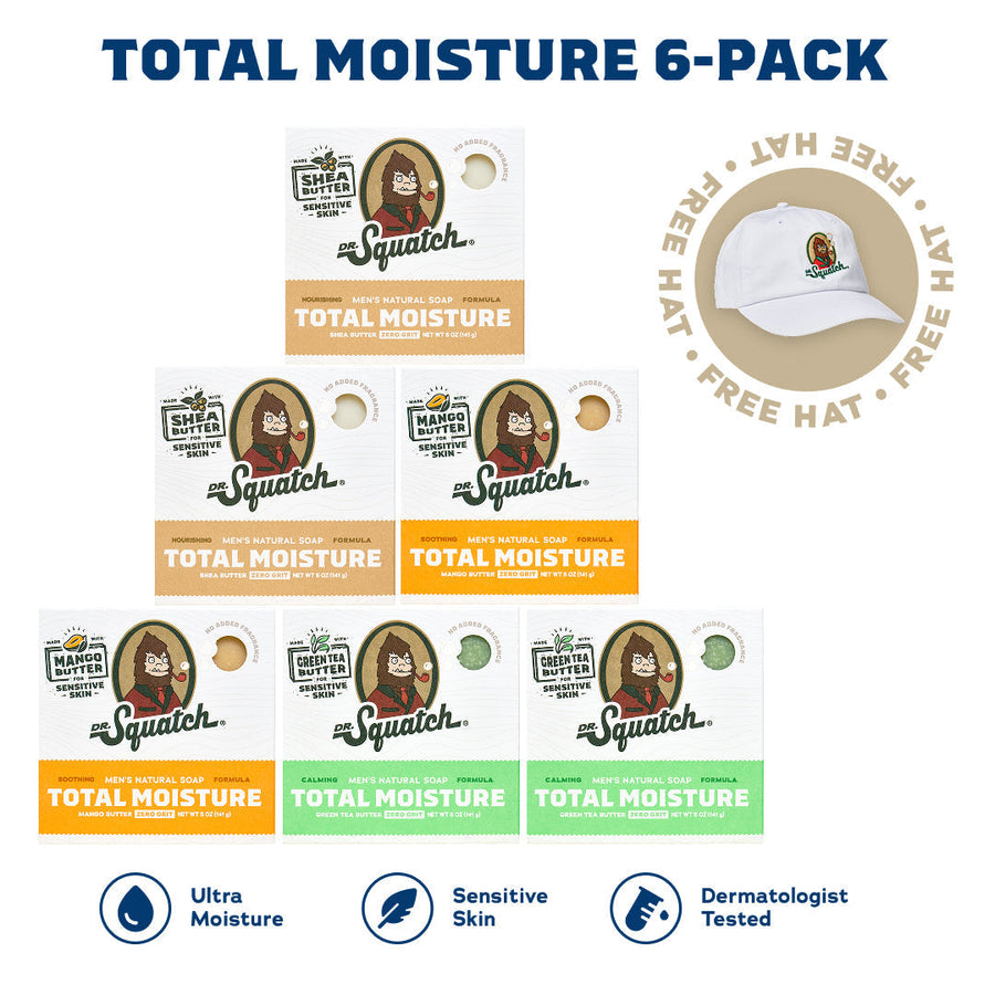 Total Moisture 6-Pack + Free Hat G4