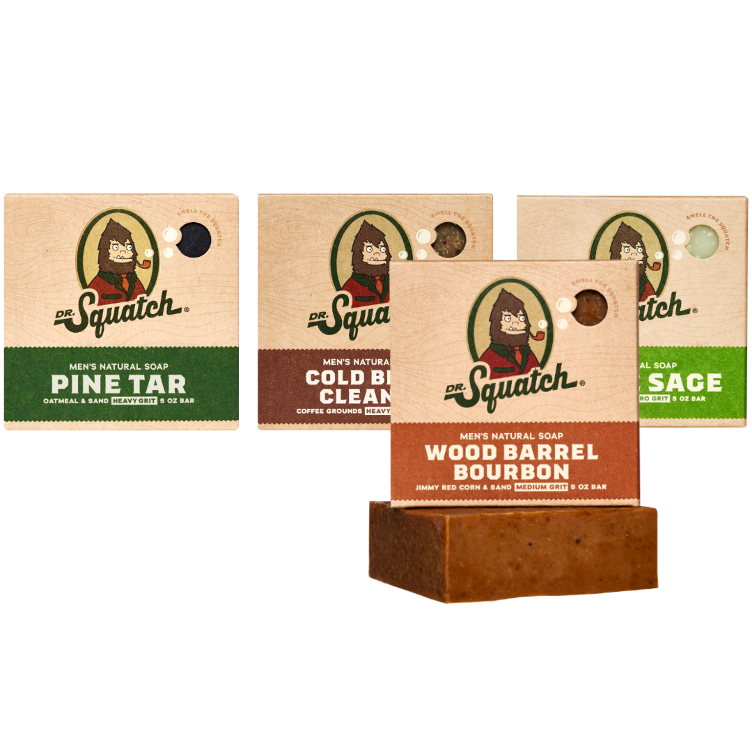 Woodsy 4-Pack Natural Bar Soap Y6