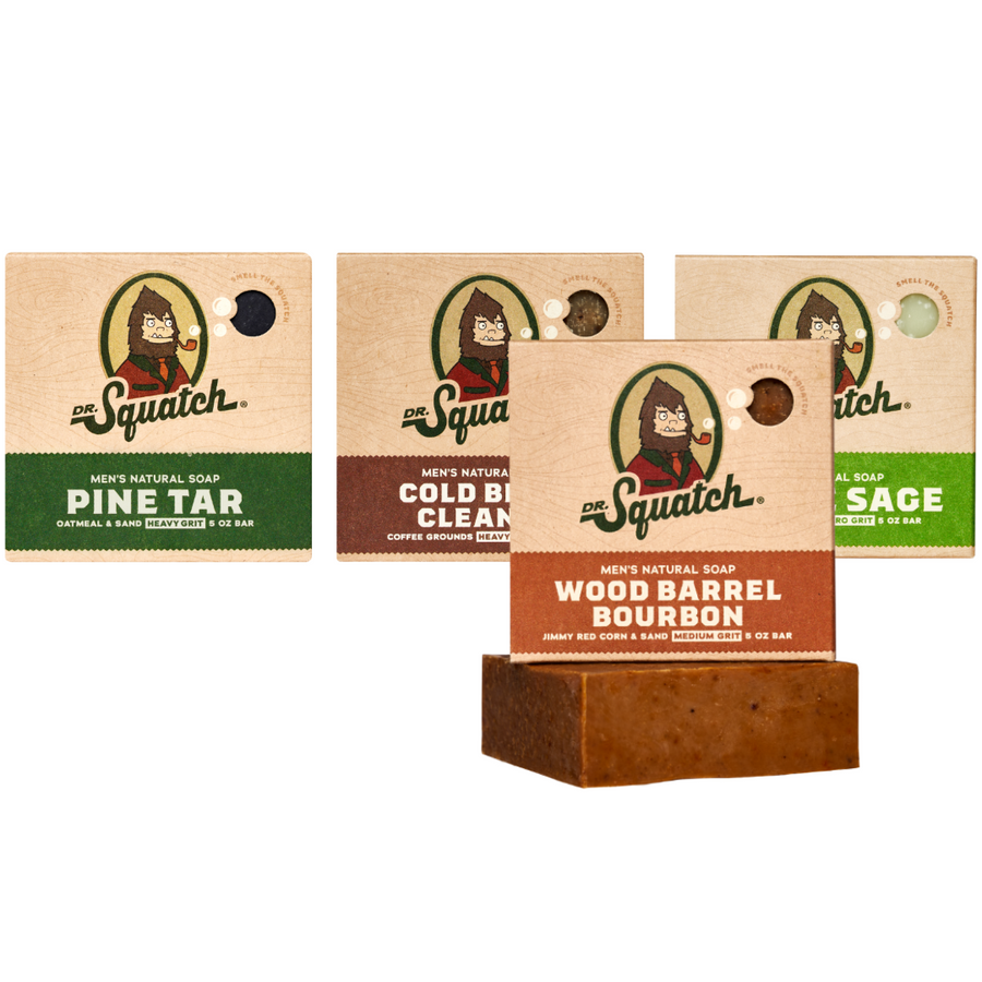 Woodsy 4-Pack Natural Bar Soap Y6