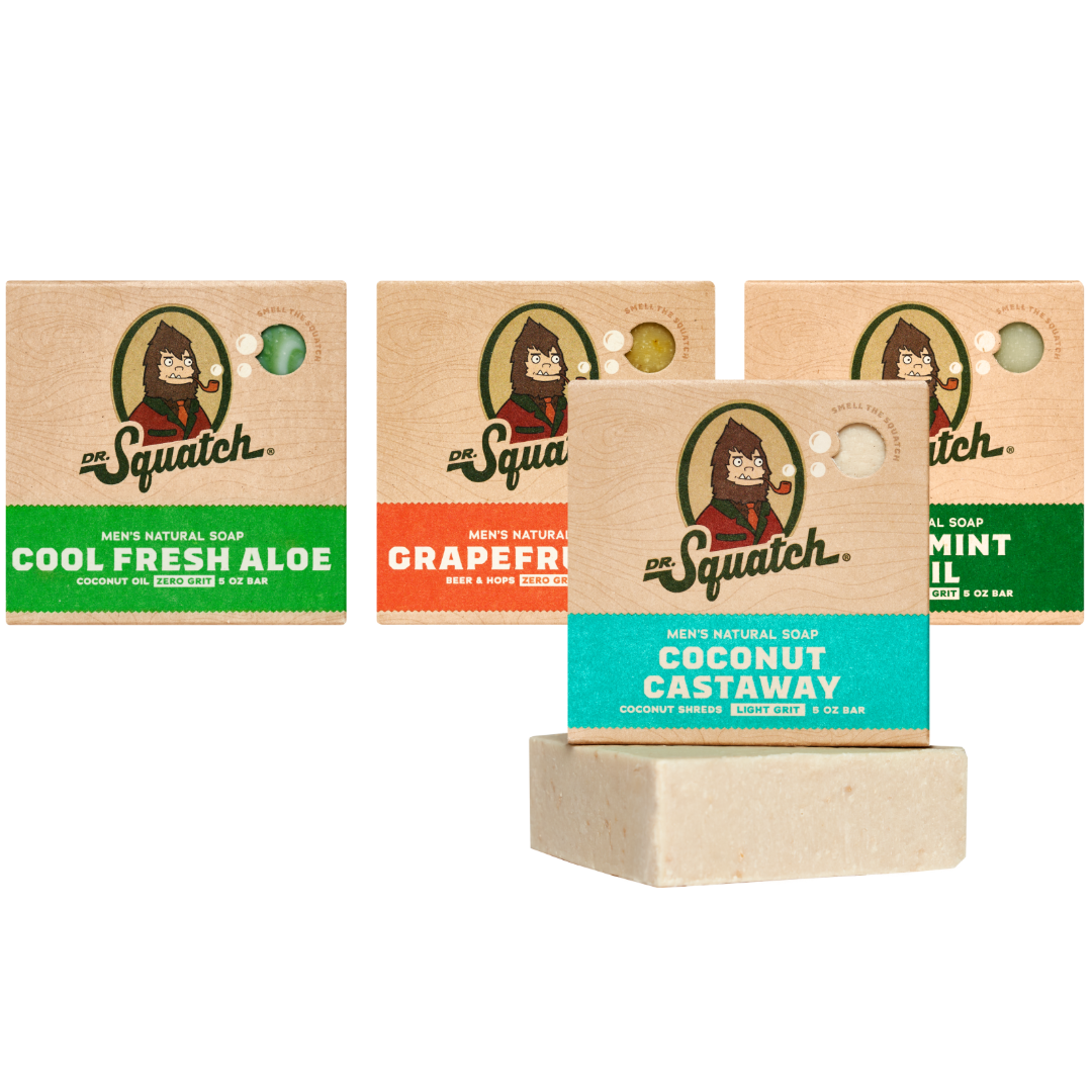 Clean 4-Pack Natural Bar Soap F1