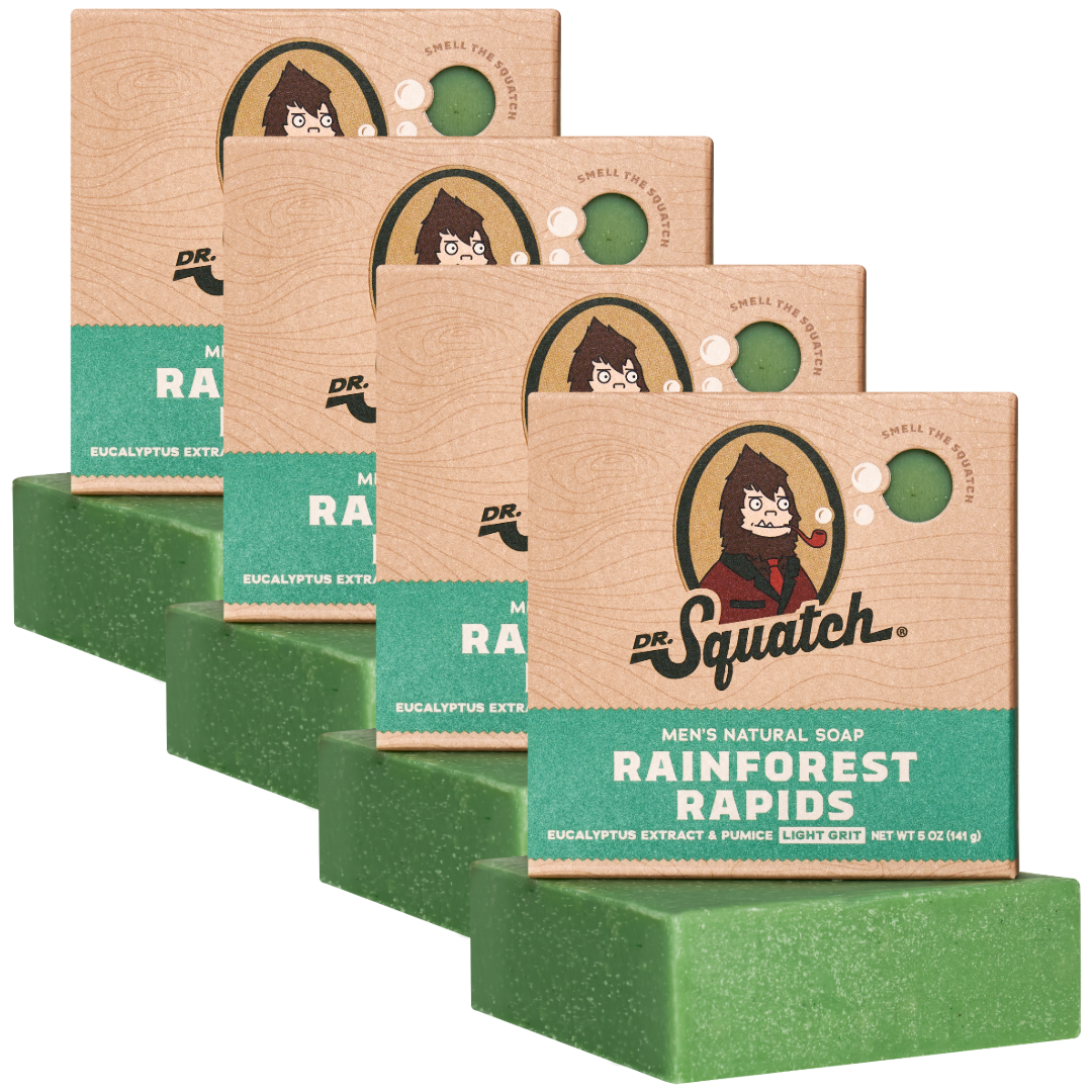 4-Pack Rainforest Rapids Natural Bar Soap D1