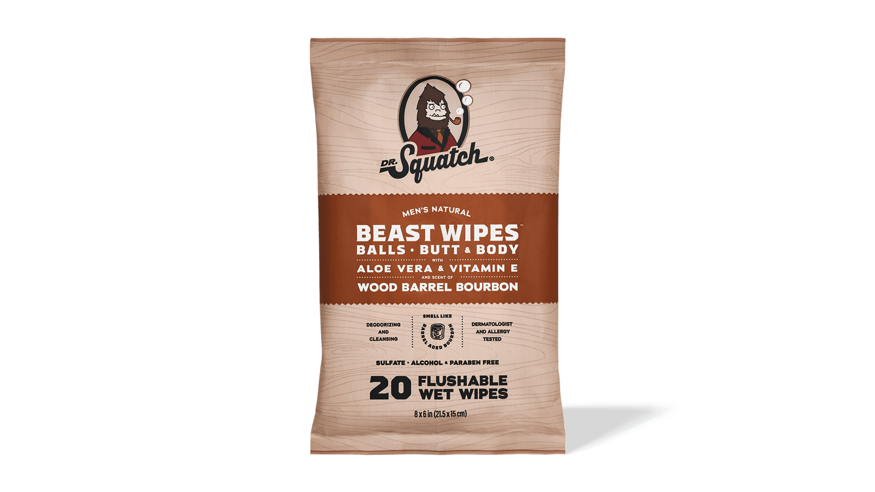 FREE Wood Barrel Bourbon Wipes W3