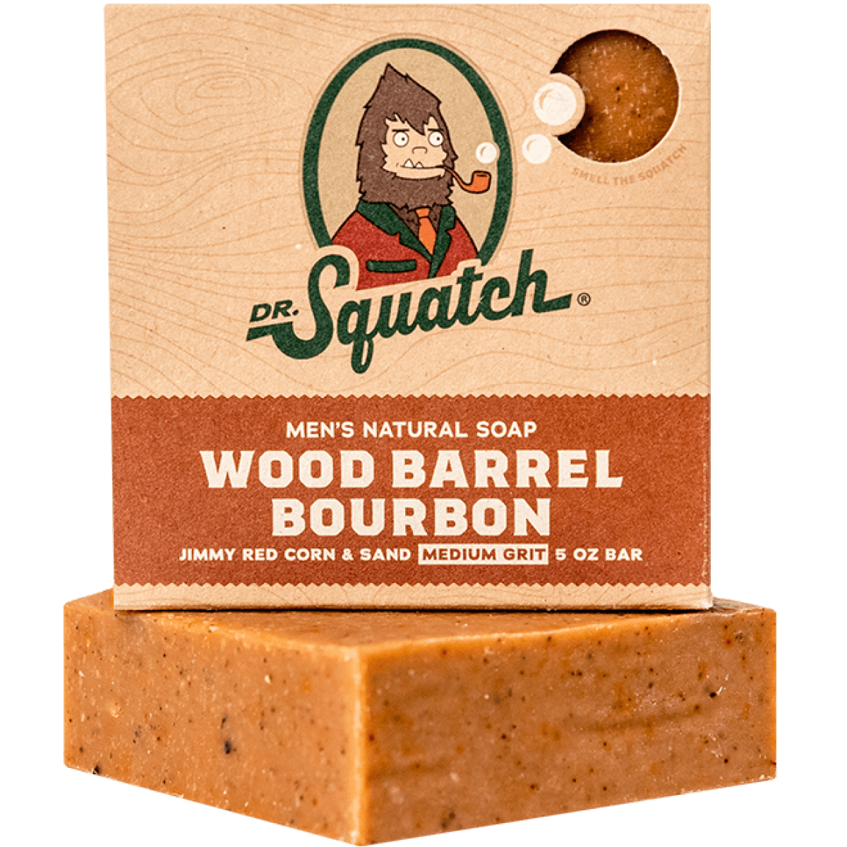 Essentials: Wood Barrel Bourbon Bar Soap N3