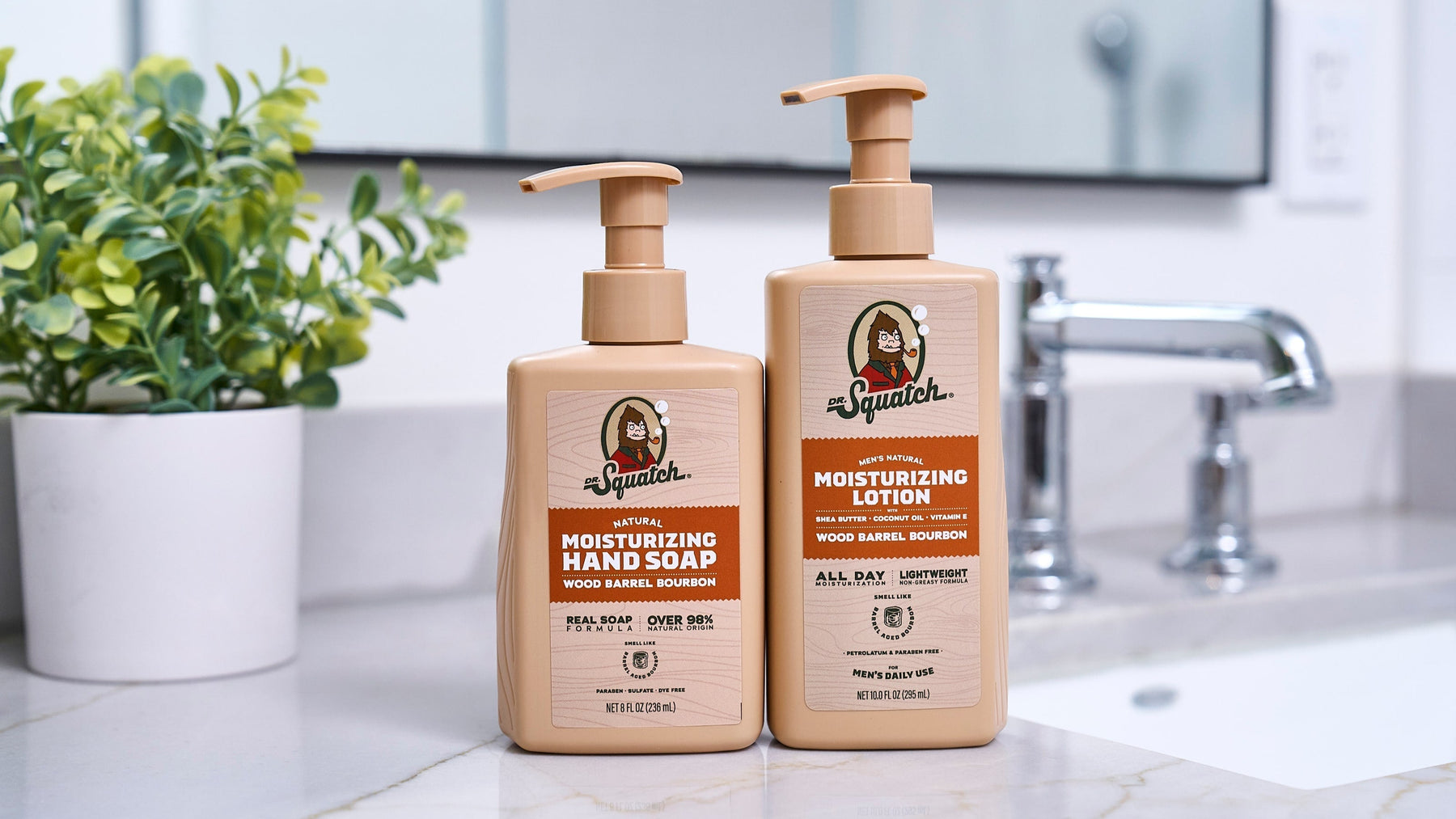 Wood Barrel Bourbon Hand Soap K3